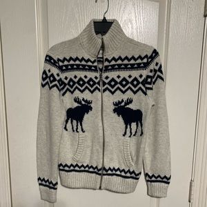 Abercrombie kids boys full zip sweater